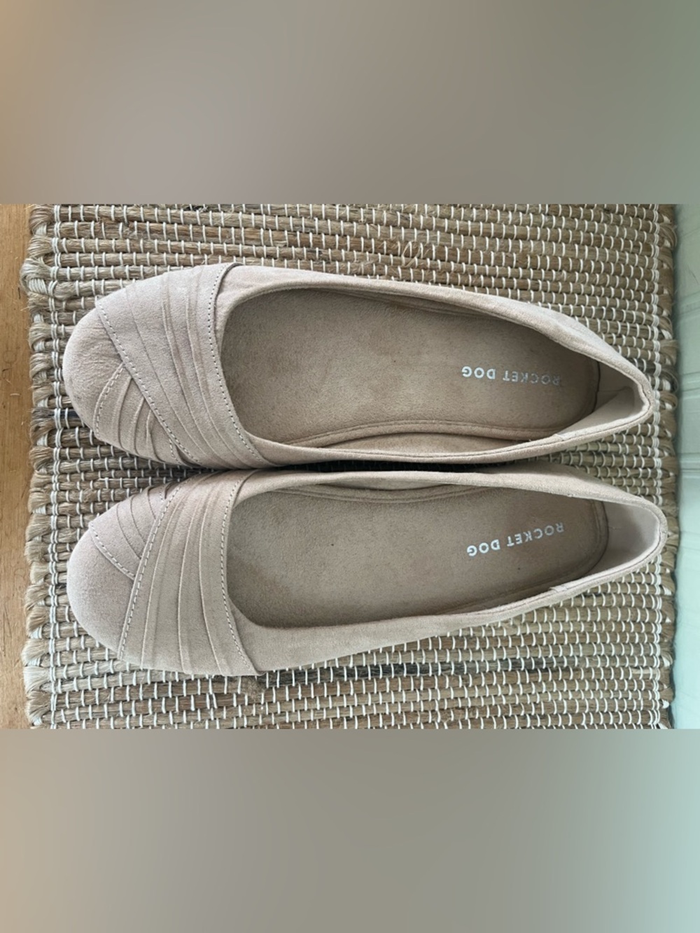 Rocket Dog Women's Nude Suede Ballet Flats